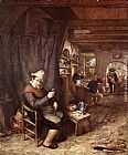 Adriaen van Ostade The Drinker painting